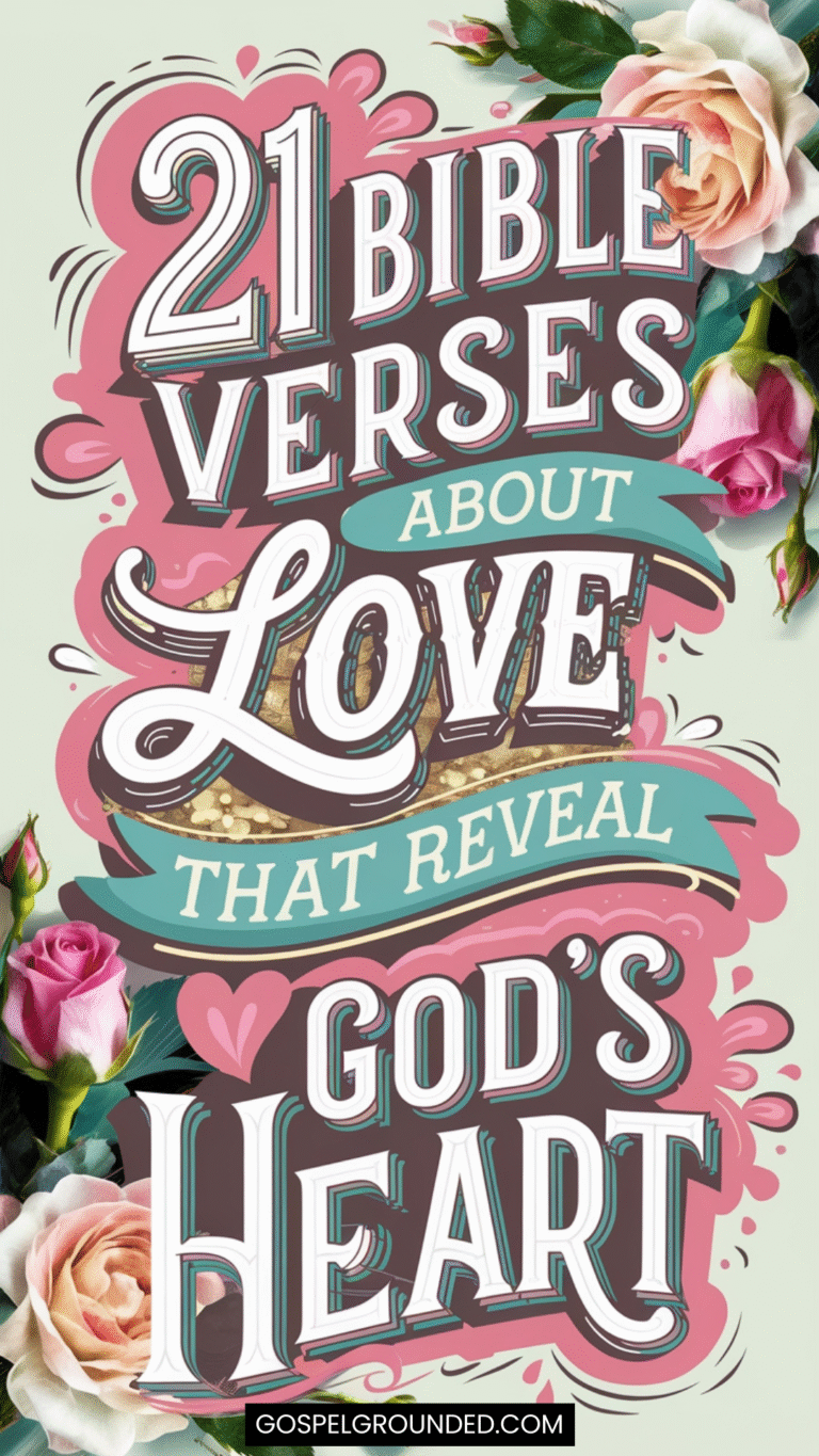 21 Bible Verses About Love That Reveal God’s Heart – Gospel Grounded