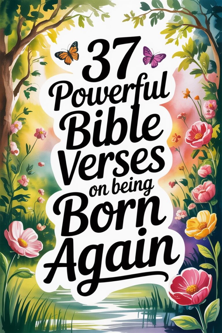 37 Powerful Bible Verses on Being Born Again – Gospel Grounded